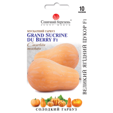 Гарбуз Великий ягідний цукор F1 Сонячний Березень 10  шт